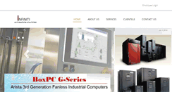 Desktop Screenshot of infiniti-solutions.com