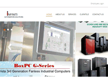 Tablet Screenshot of infiniti-solutions.com